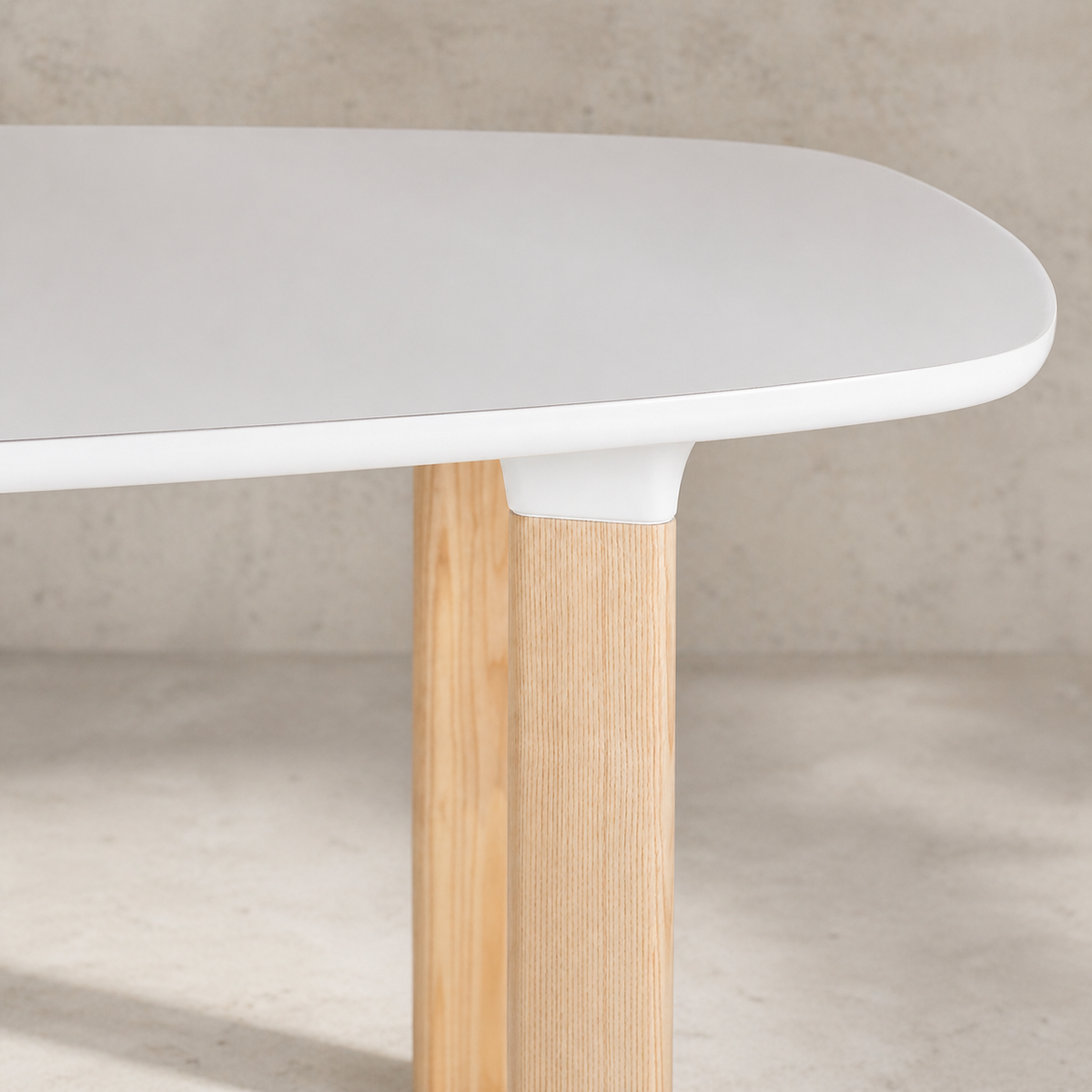 Vero Custom Mid Century Sculptural Design Table | American Oak
