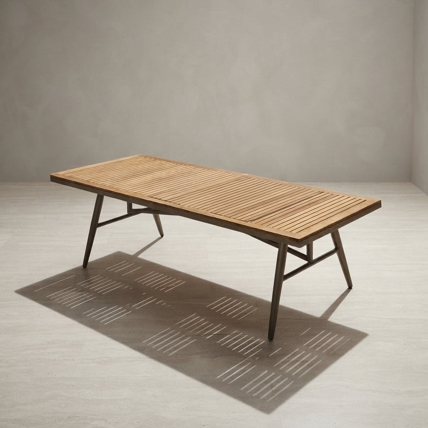 Verona Outdoor Dining Table | Teak Wood | Length 2.4m | WA4034P