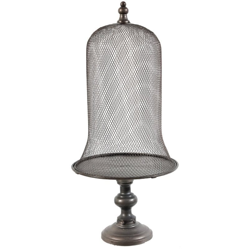 AB-35380 Quincy Candle Plate with Tall Mesh Cover, Large picket and rail