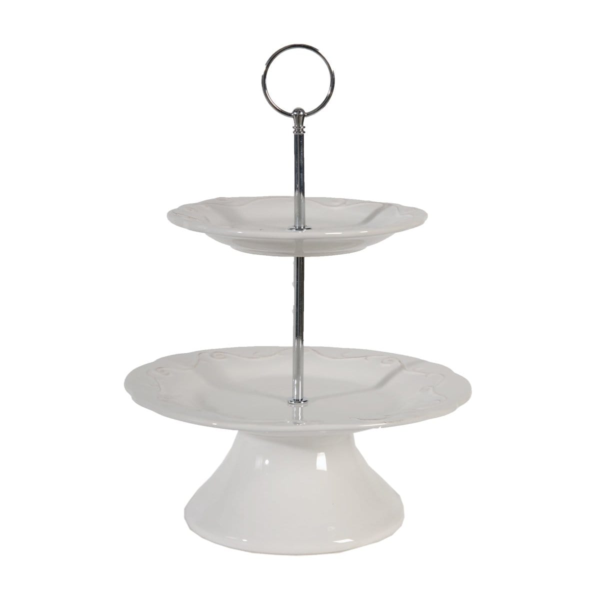 AB-69002  2-Tiered Candy Dish picket and rail