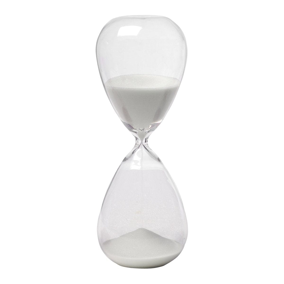 AB-73229-WHITE Sand Hour Glass (Approx. 1hr) picket and rail