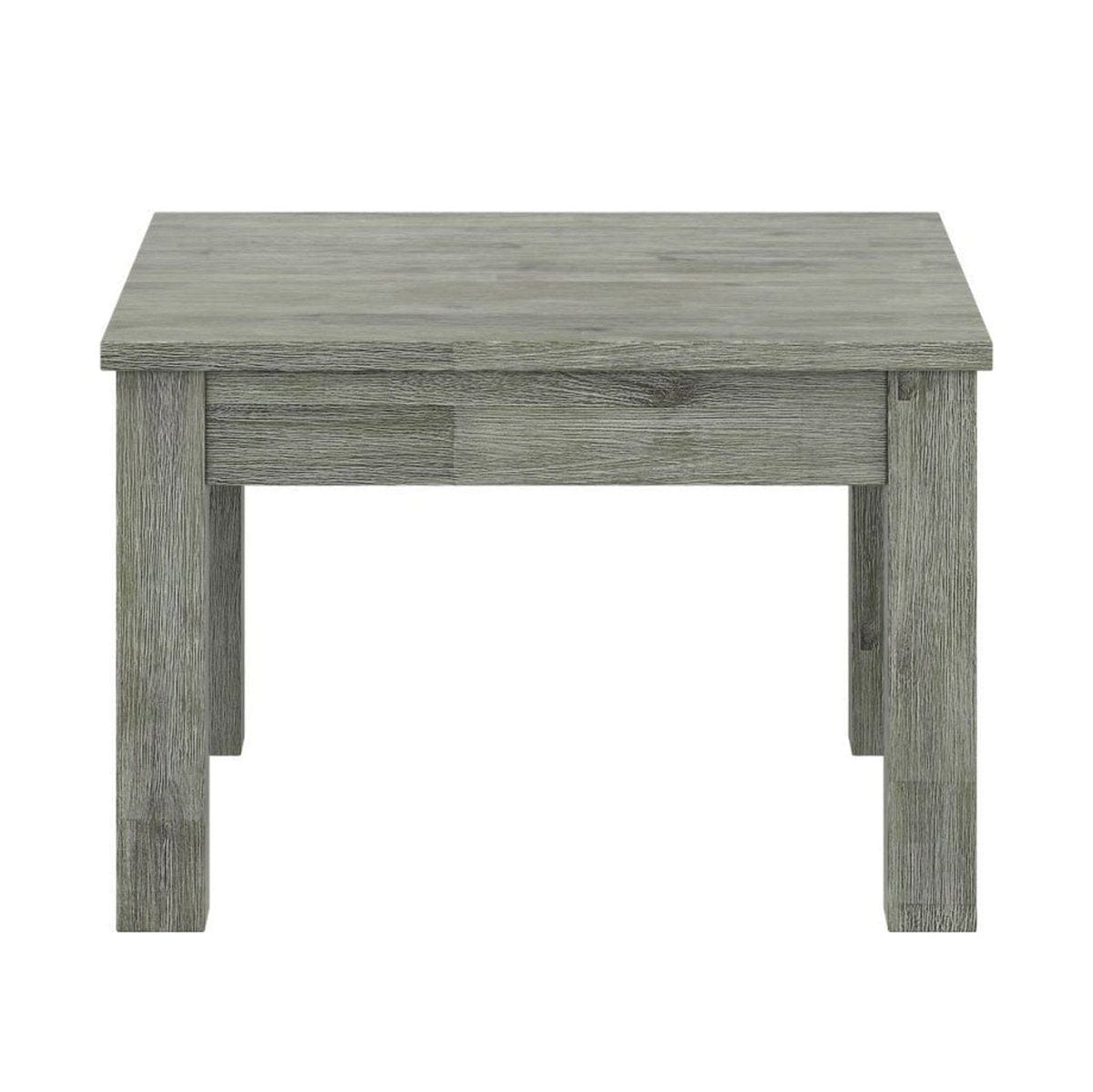 Acacia Phillipe Solid Wood Side Table picket and rail