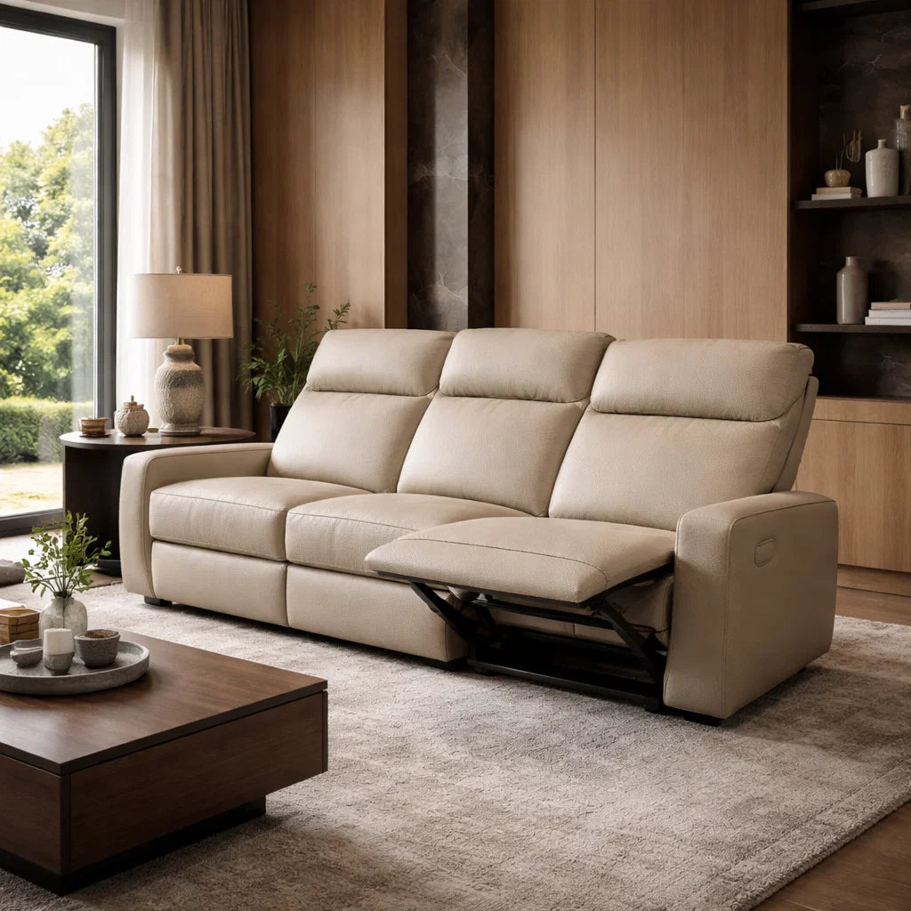 Americana 1/2/3-Seater (RC0757) Custom Modular Performance Fabric/Leather Manual Recliner Sofa (I) picket and rail