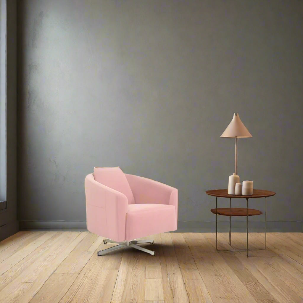 Americana 1-Seater (MB0557) Full Top Grain Leather Lounge Chair (I) picket and rail