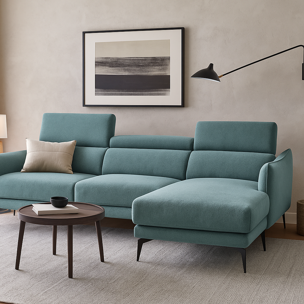 Americana 2.58m Sectional L-Shaped Fabric Sofa MB0618 (I) picket and rail