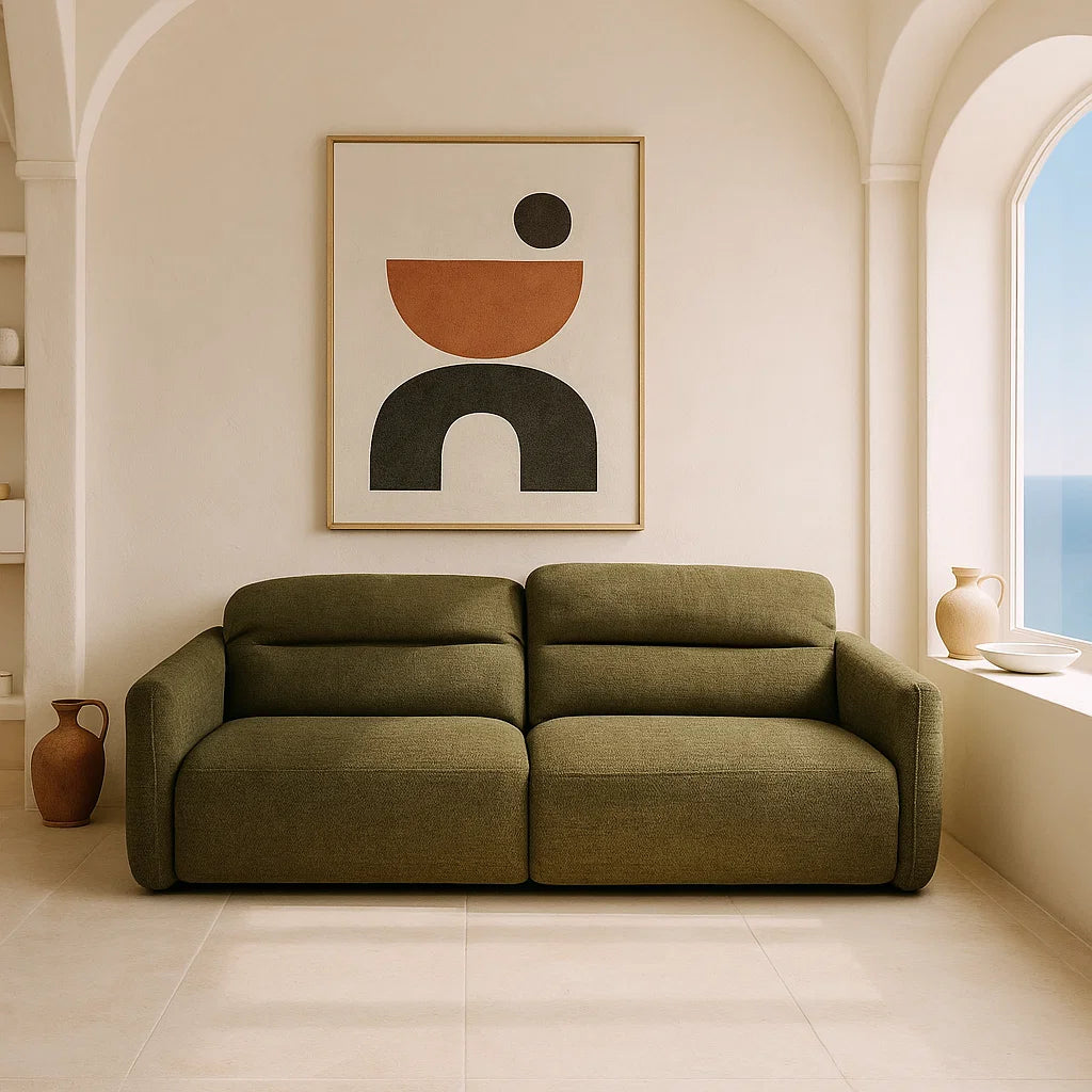 Americana 3-Seater 2.16m Top Grain Leather (MB0665) Electric Sofa/Daybed/Sofa Bed picket and rail