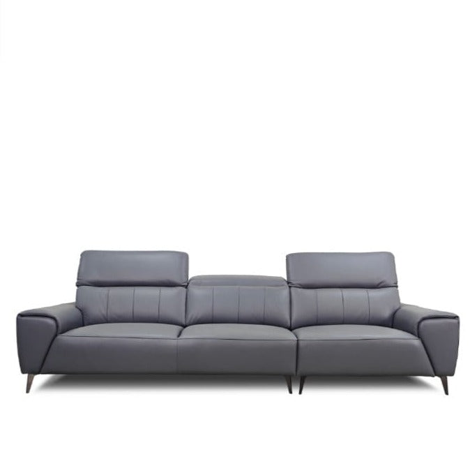 Americana 3 Seater Full leather Sofa #MB0636 picket and rail