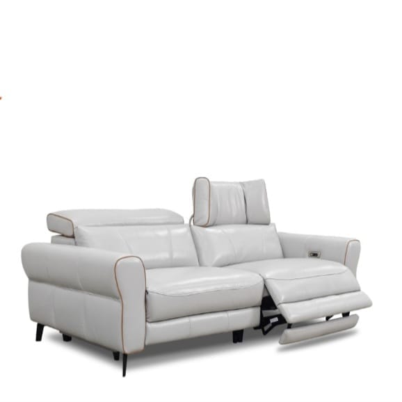Americana 3 Seater Recliner Full leather Sofa #RN0937 picket and rail