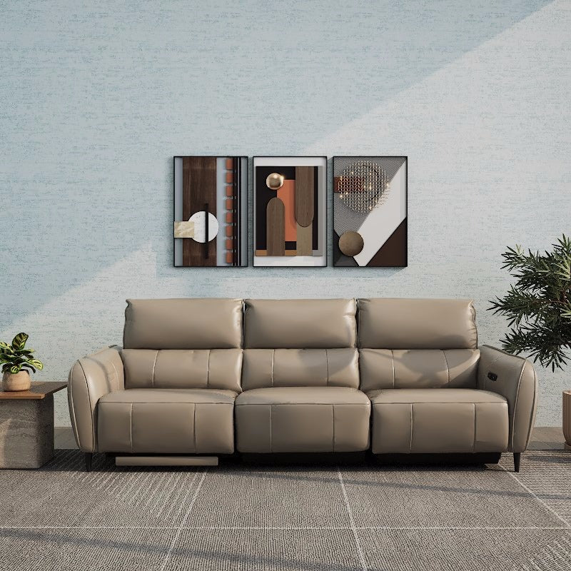 Americana Alpha Pro 2/3-Seater/L-Shape Zero Wall Full Top Grain Leather Electric Recliner Sofa (I) picket and rail