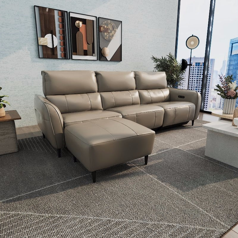 Americana Alpha Pro 2/3-Seater/L-Shape Zero Wall Full Top Grain Leather Electric Recliner Sofa (I) picket and rail
