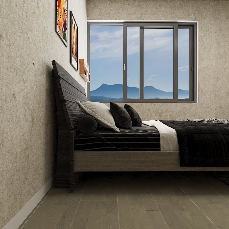 Americana Custom Queen Size Bed Minimalist Design with Engineered Wood picket and rail