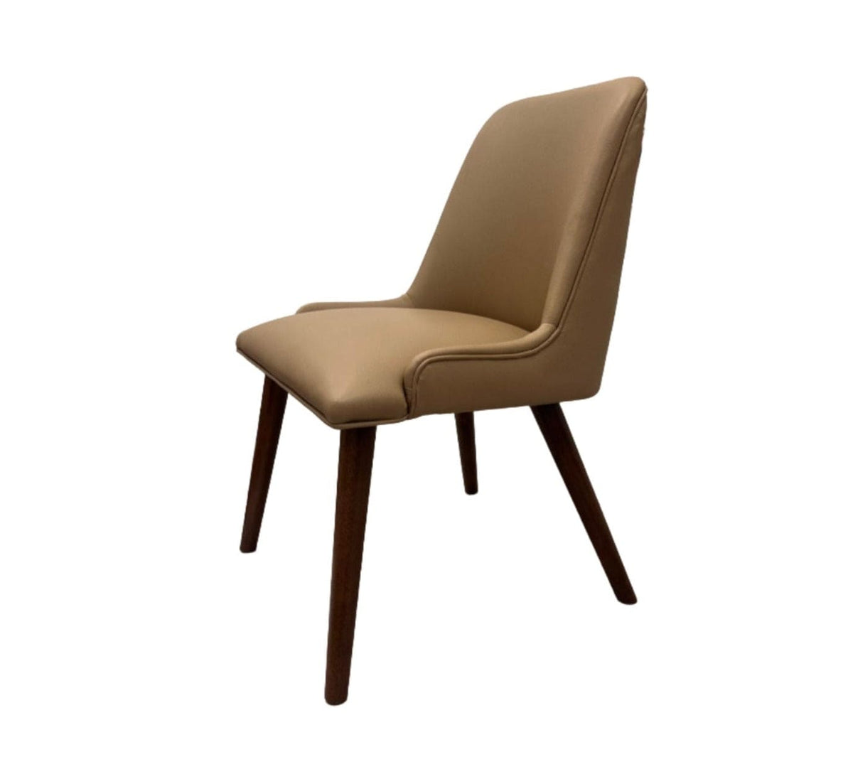 Americana Dining Chair PU Pavilion Brown ITG-1629DC picket and rail