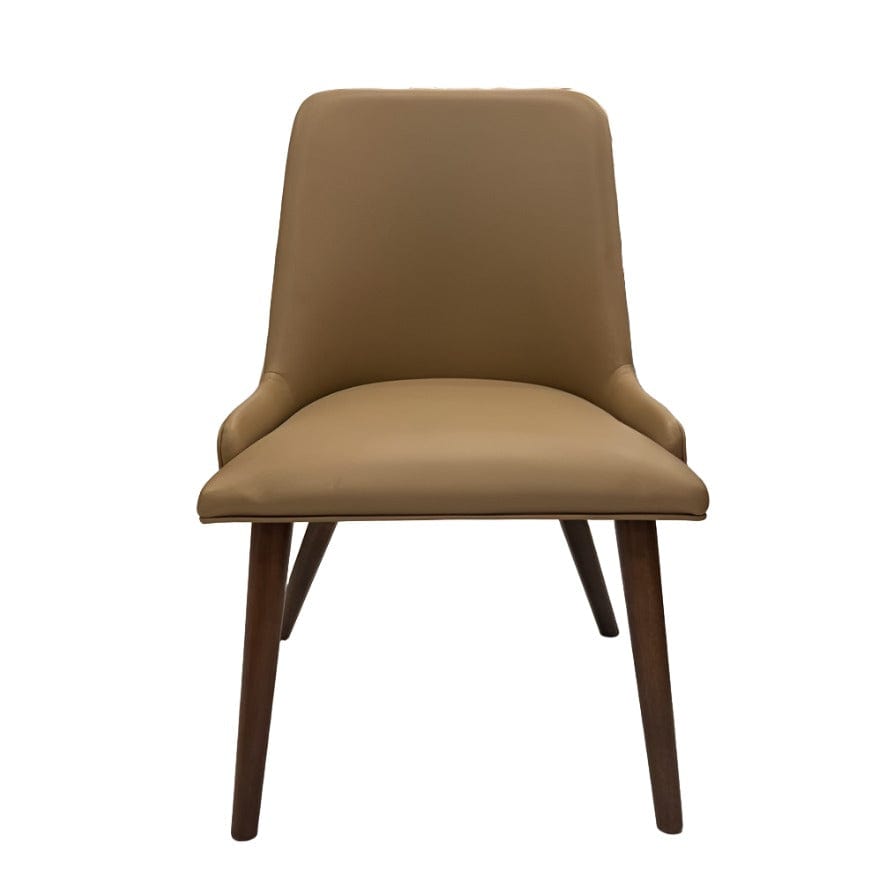 Americana Dining Chair PU Pavilion Brown ITG-1629DC picket and rail