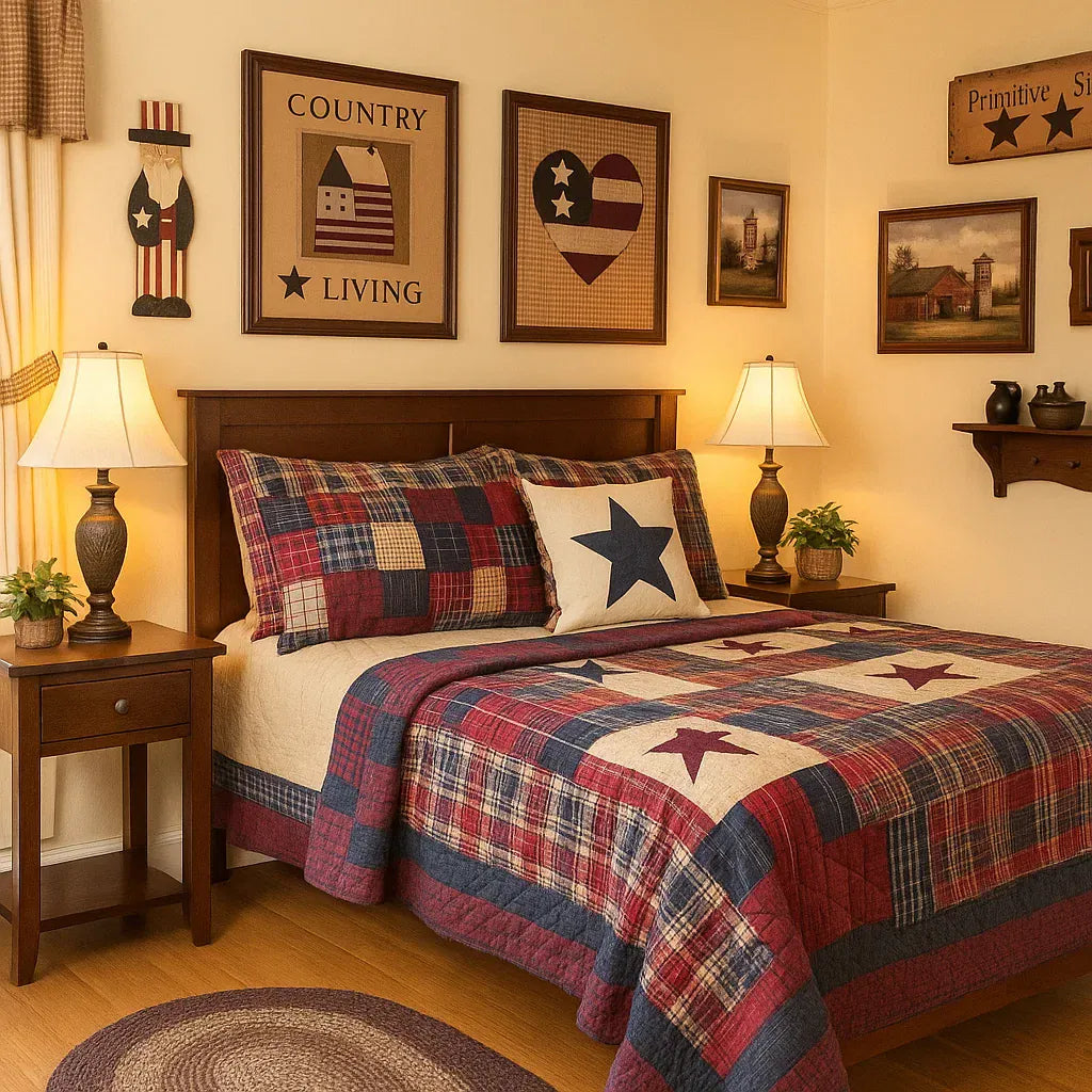 Americana Hudson Solid Wood Queen Size Bed picket and rail