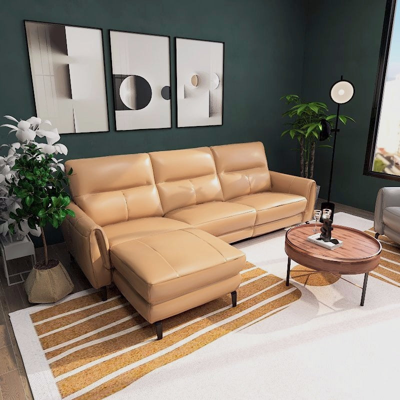 Americana Manhattan 2/3-Seater Zero Wall Full Top Grain Leather Electric Recliner Sofa (I) picket and rail