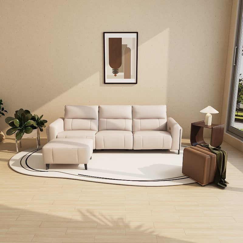 Americana Mulsanne 2/3-Seater/L-Shape  Zero Wall Full Top Grain Leather Electric Recliner Sofa (I) picket and rail