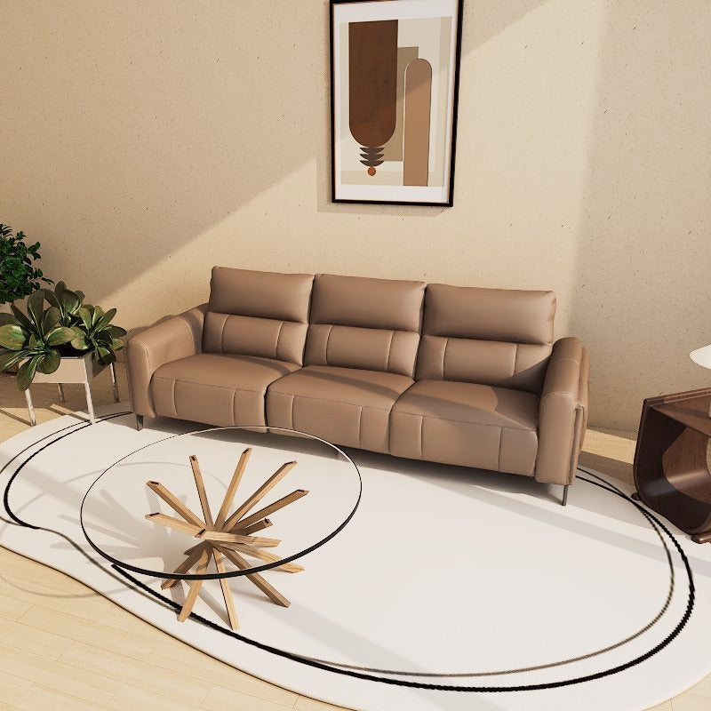 Americana Mulsanne 2/3-Seater/L-Shape  Zero Wall Full Top Grain Leather Electric Recliner Sofa (I) picket and rail