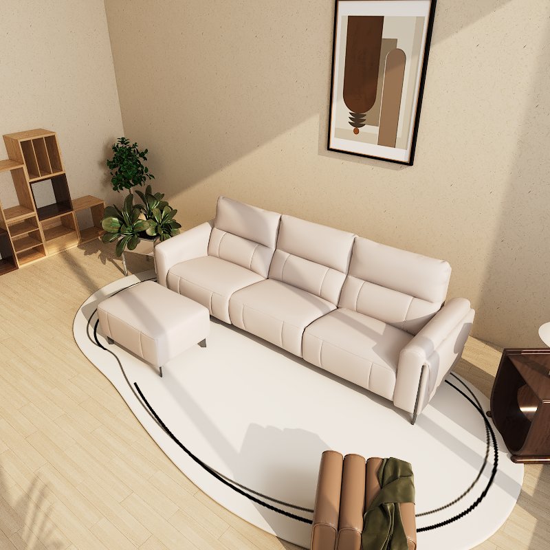 Americana Mulsanne 2/3-Seater/L-Shape  Zero Wall Full Top Grain Leather Electric Recliner Sofa (I) picket and rail