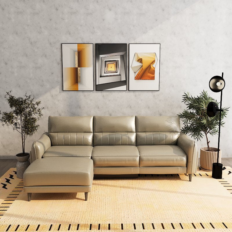 Americana Seattle 2.64m 3-Seater Zero Wall Full Top Grain Leather Electric Recliner Sofa (I) picket and rail