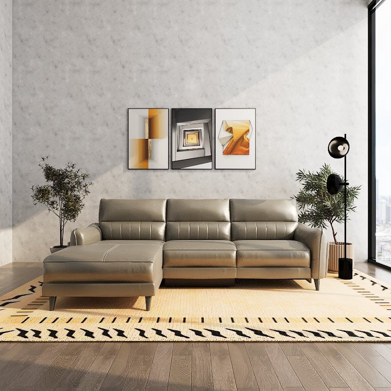 Americana Seattle 2.64m L-Shape Zero Wall Full Top Grain Leather Electric Recliner Sofa (I) (Copy) picket and rail