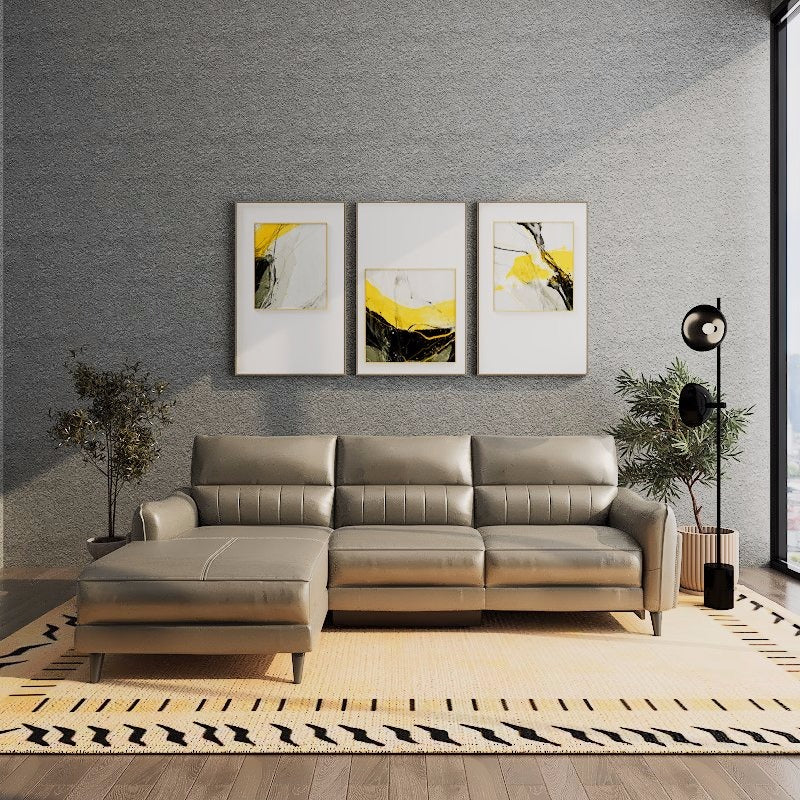 Americana Seattle 2.64m L-Shape Zero Wall Full Top Grain Leather Electric Recliner Sofa (I) (Copy) picket and rail