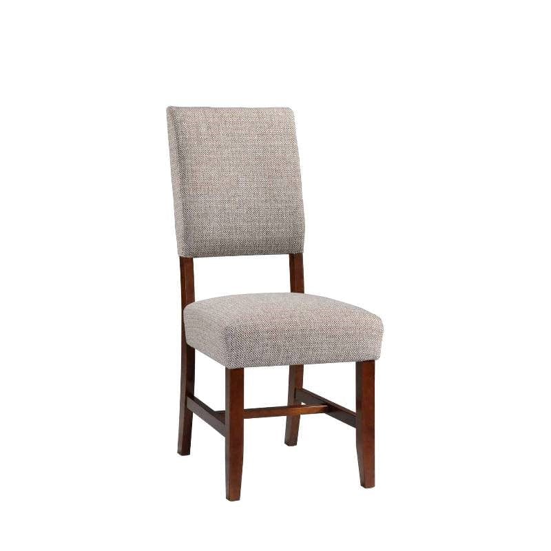 Americana Wooden High Back Dining Chair Fabric/ Wulnut ( ITG-1220) picket and rail