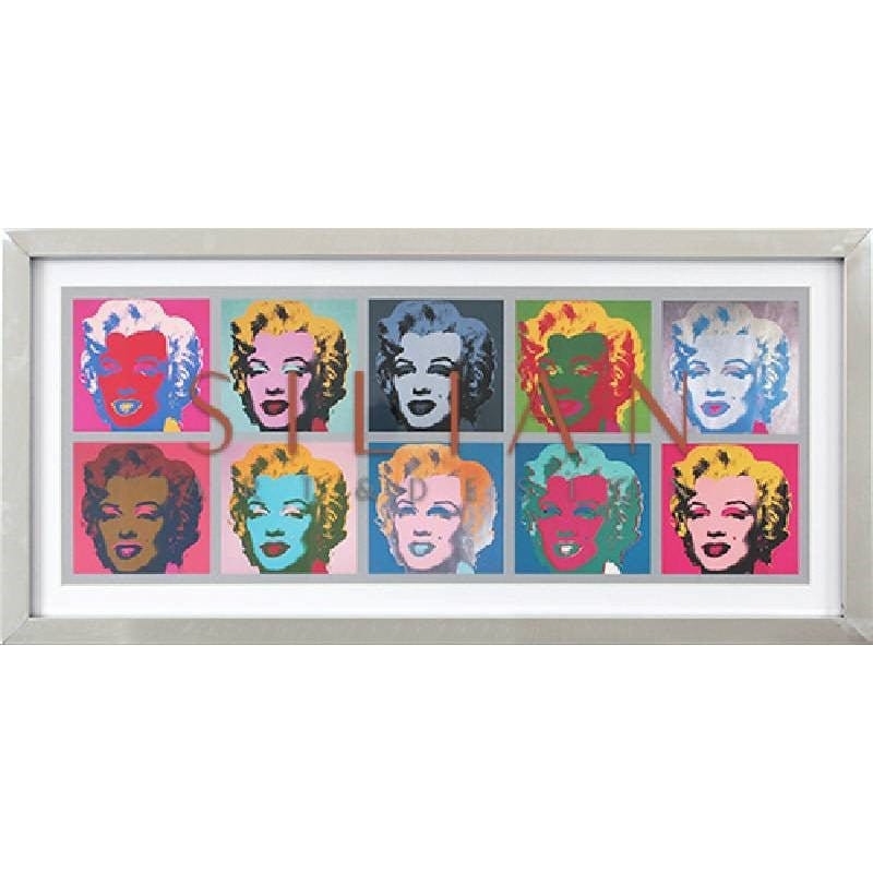 Andy Warhol - Marilyn Monroe Portrait PT1577 picket and rail