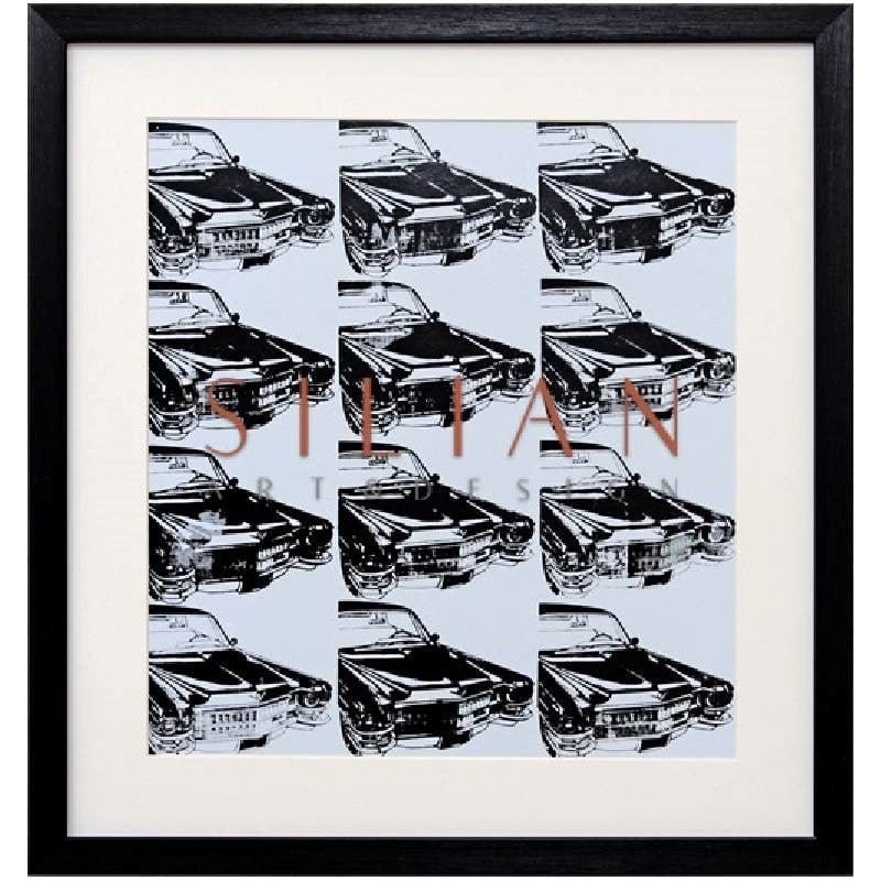 Andy Warhol - Twelve Cars, 1962  (PT2288) picket and rail