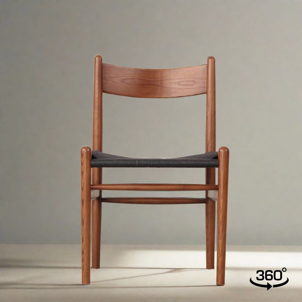 Apex Chair (CH7236) - Custom Solid Wood American Oak Dining Chair Mid-Century Architect-Inspired Scandinavian Minimalist picket and rail
