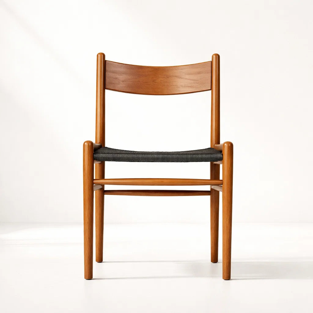 Apex Chair (CH7236) - Custom Solid Wood American Oak Dining Chair Mid-Century Architect-Inspired Scandinavian Minimalist picket and rail