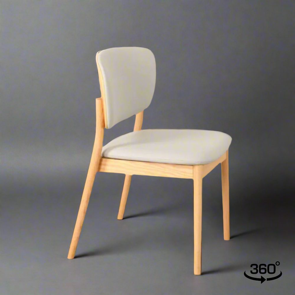 Aura Chair (CH3820) - Custom Solid Wood American Oak Dining Chair Mid-Century Architect-Inspired Scandinavian Minimalist picket and rail