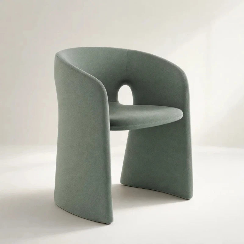 Azure Amr Chair (CH1098) - Custom Fiberglass Dining Chair Mid-Century Architect-Inspired Scandinavian Minimalist American Oak Collection picket and rail