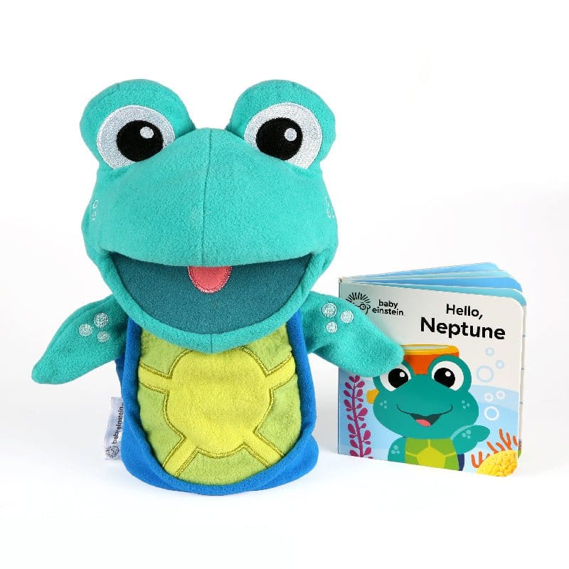 Baby Einstein Storytime With Neptune Puppet &amp; Book BE11734 picket and rail