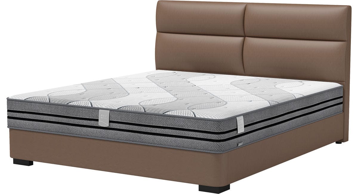 Cavalli Italia® MOJITO Modern Leather Upholstered Bed picket and rail