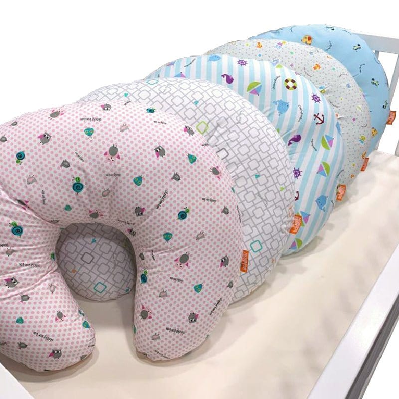Cheeky Bon Bon Baby Nursing Pillow Cover (48x59cm) CK013P-GW picket and rail