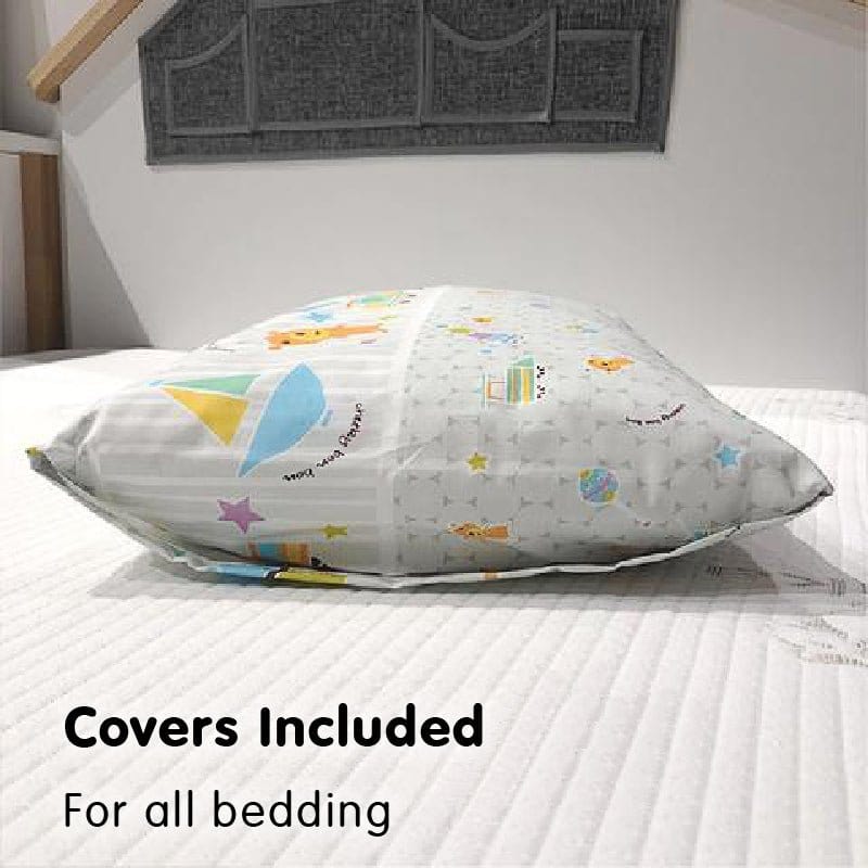 Cheeky Bon Bon Baby Nursing Pillow Cover (48x59cm) CK013P-GW picket and rail