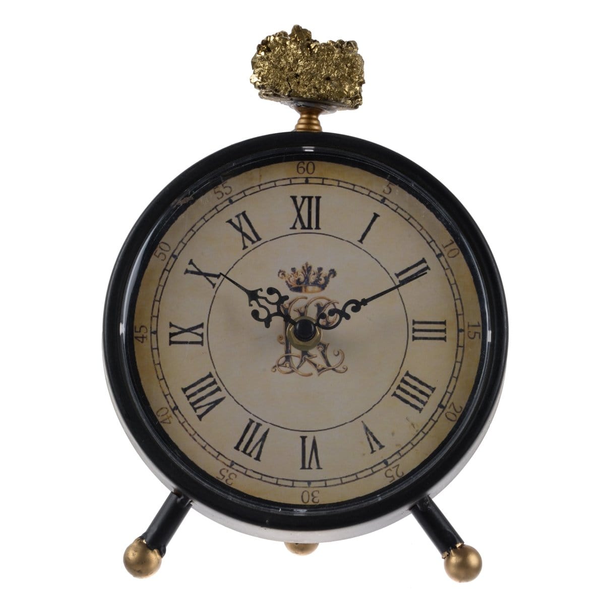 Clock - Lavonia Table Clock -Medium (AB-41828) picket and rail
