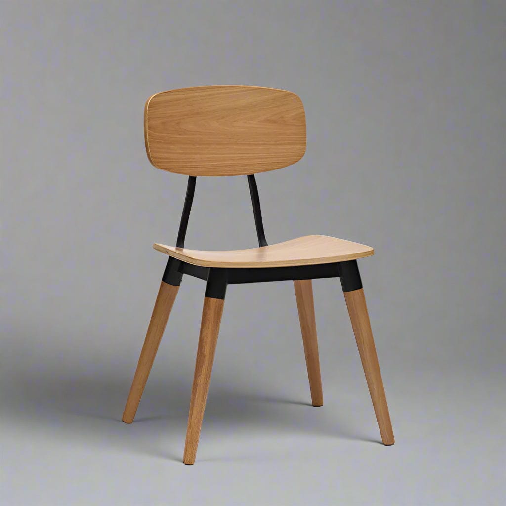 Copine Dining Chair (CH9187) - Custom Solid Wood American Oak Dining Chair Mid-Century Architect-Inspired Scandinavian Minimalist picket and rail