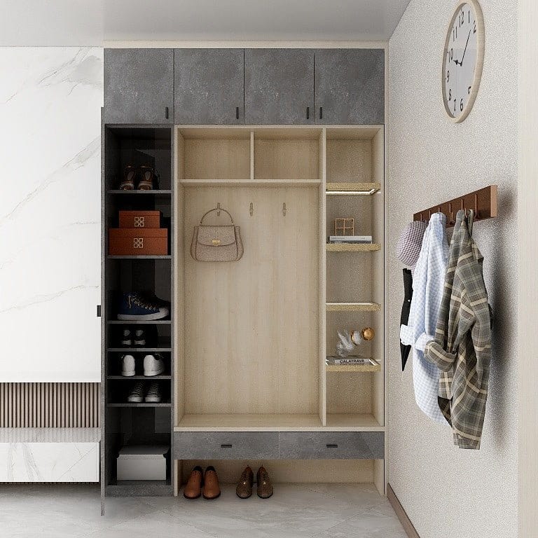 Custom Carpentry Full-Height Shoe Cabinet (SC31) - P&R Custom Furniture ...