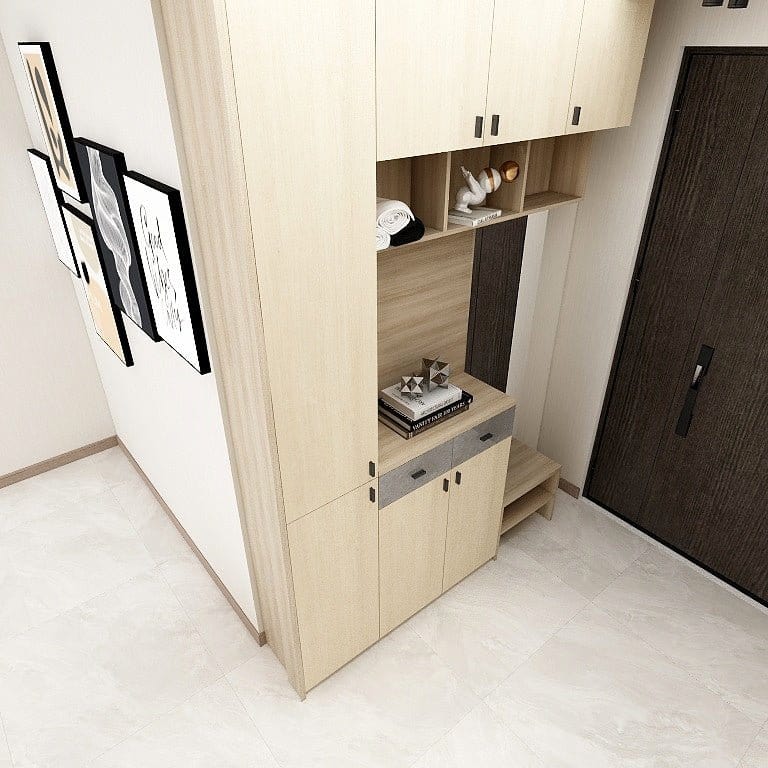 Custom Carpentry Full-Height Shoe Cabinet (SC36) - P&R Custom Furniture ...