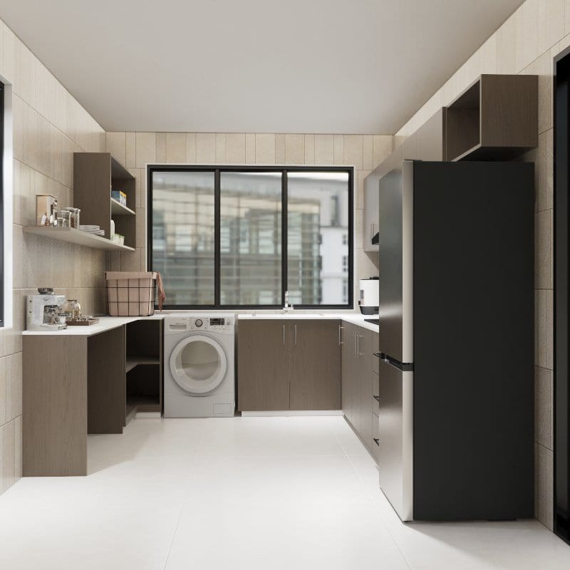 Custom Design Kitchen Cabinet - ML10 picket and rail