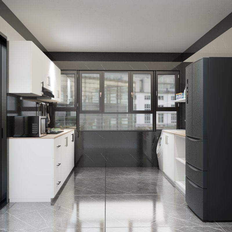 Custom Design Kitchen Cabinet - ML2 picket and rail