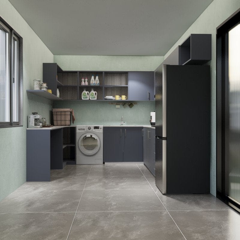 Custom Design Kitchen Cabinet - ML9 picket and rail