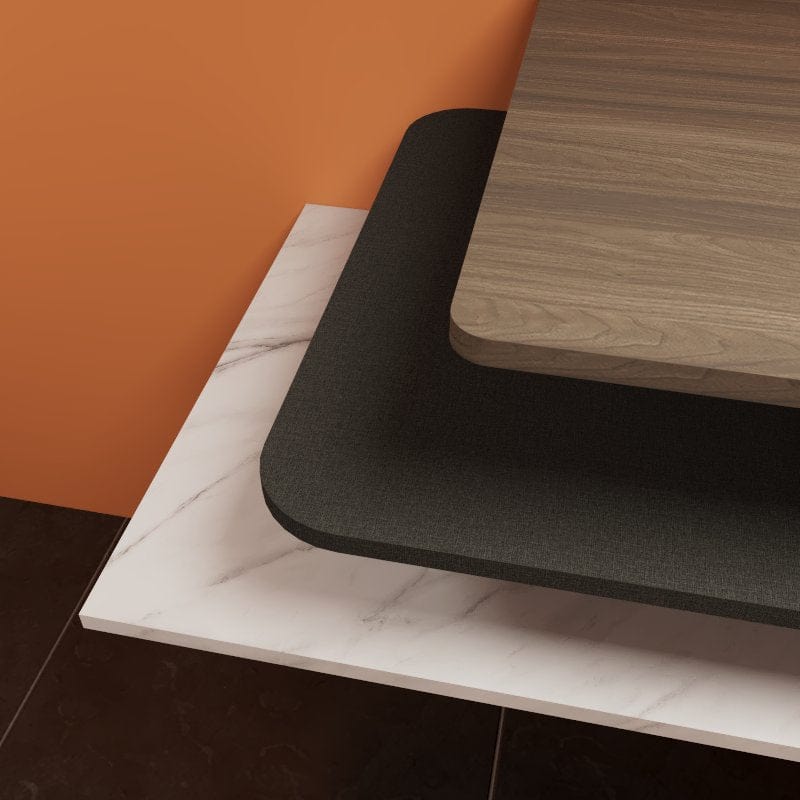 Custom Engineered Solid Wood Textured-Top 5/7 Seater Dining Table with Bench -T4 picket and rail