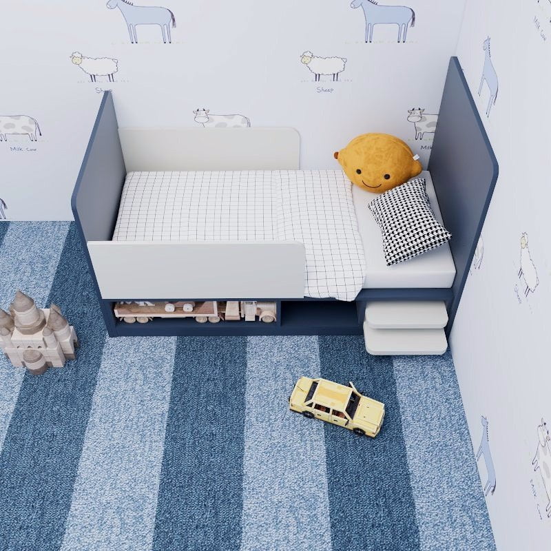 Custom Kids & Toddler Tatami Storage Bed with Side Guards & Steps (TSB