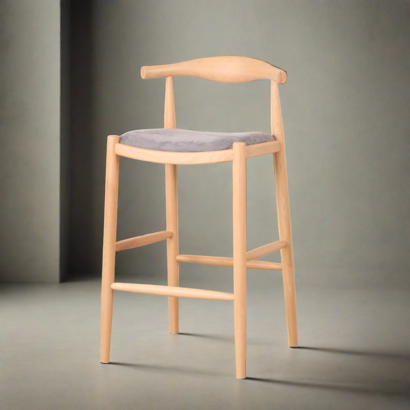 Custom Solid Wood Dining/Bar Chair - BS9193A picket and rail