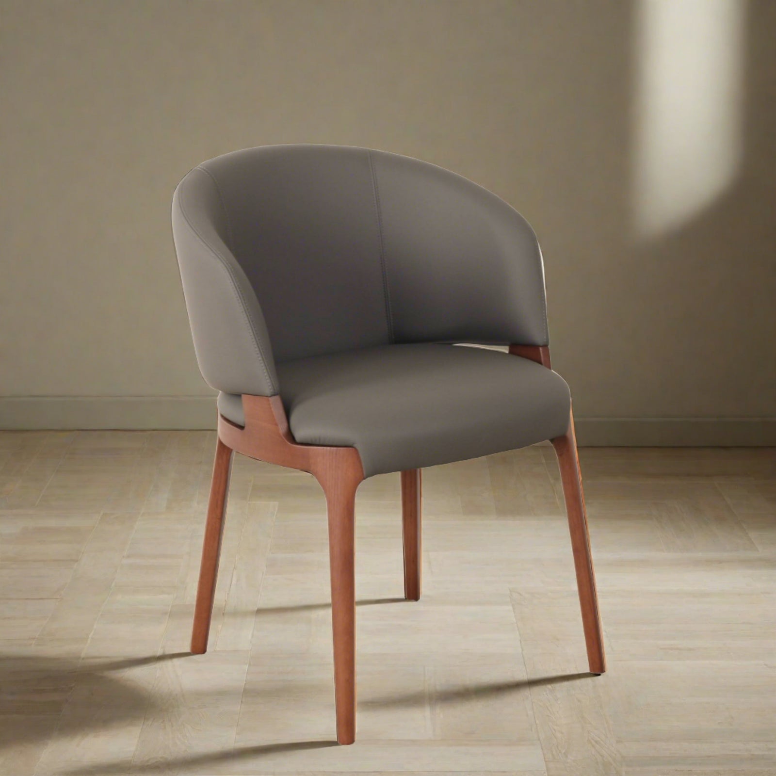 Custom Solid Wood Dining Chair - CH1911C picket and rail