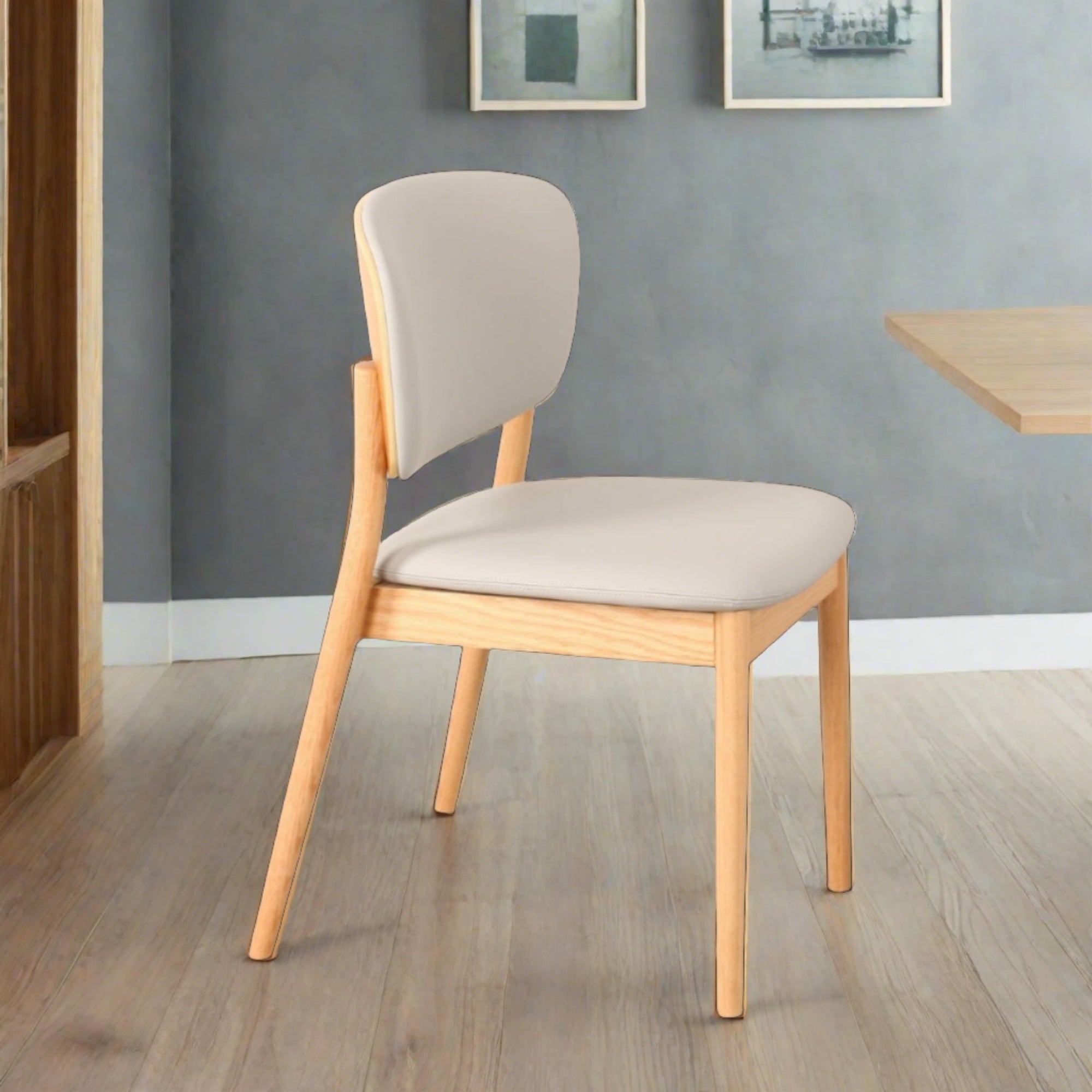 Custom Solid Wood Dining Chair - CH3820 picket and rail