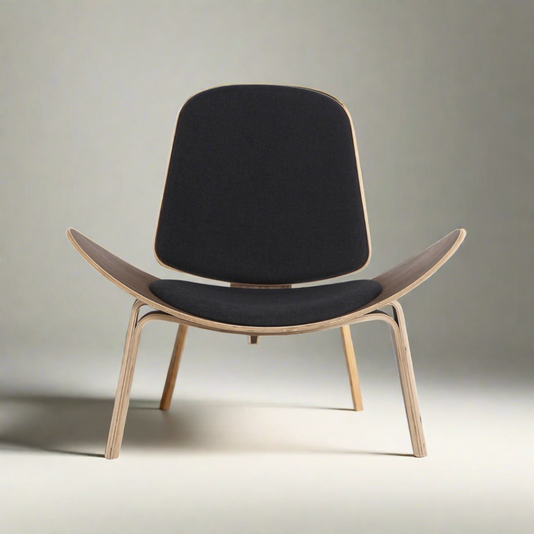 Custom Solid Wood Veneer Lounge Chair - Cameo Chair (CH9103) picket and rail