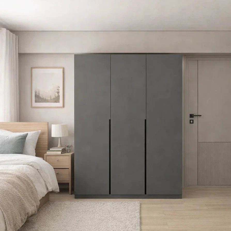 Custom Wardrobe System SSW6 Length 1.2 - 1.5m Swing Door System (Built-In or Freestanding) picket and rail